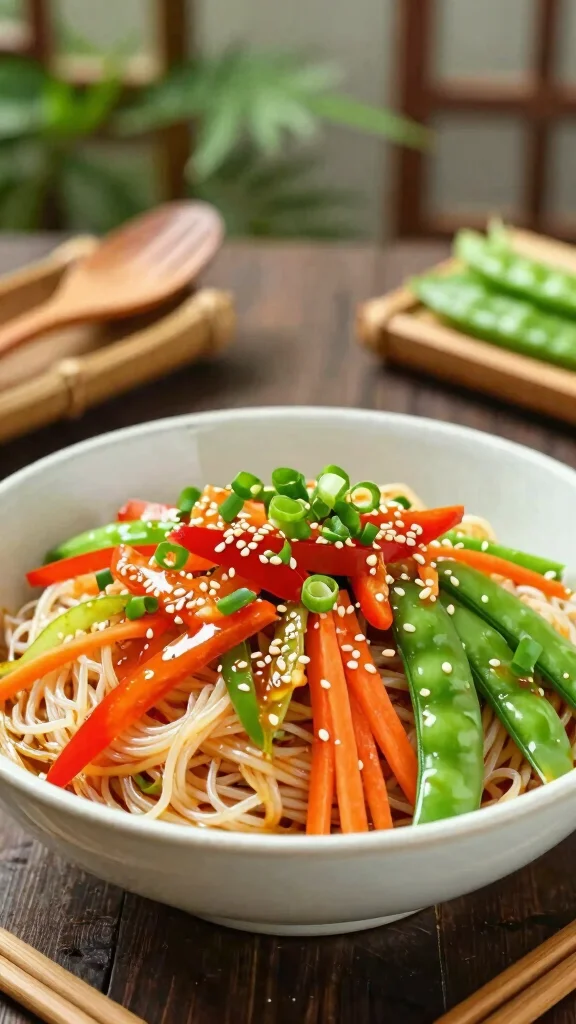 15 Cold Pasta Salad Recipes Perfect for Picnics, Potlucks, and Meal Prep - 6. Asian Noodle Salad