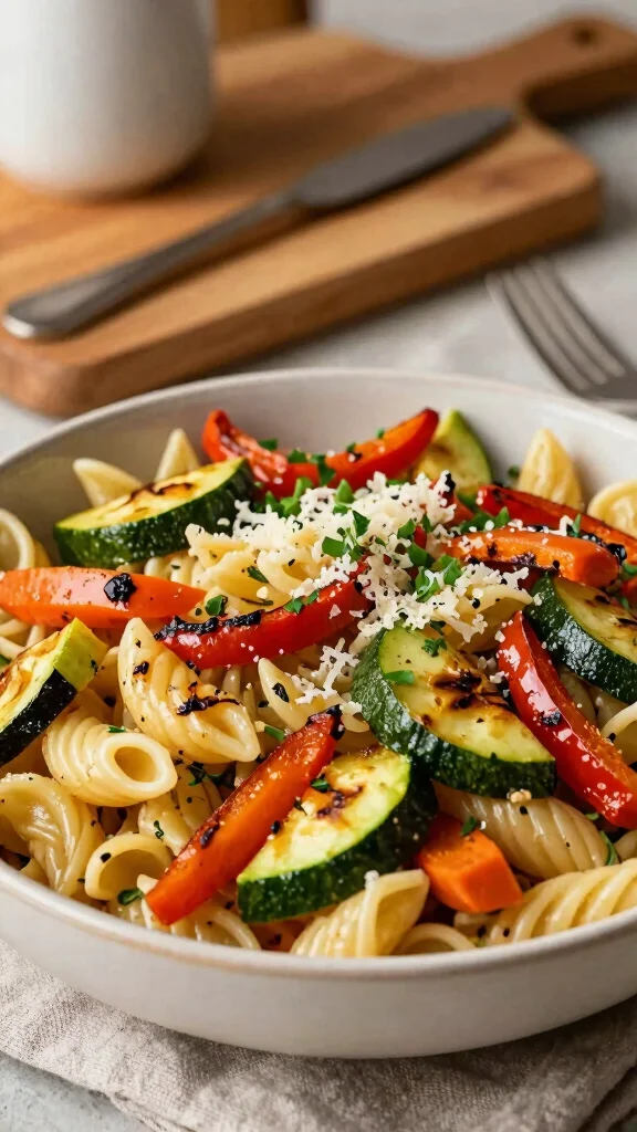 15 Cold Pasta Salad Recipes Perfect for Picnics, Potlucks, and Meal Prep - 8. Roasted Vegetable Pasta Salad