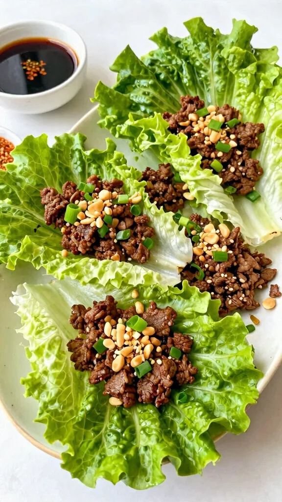 15 Easy Ground Beef Recipes for Dinner Your Family Will Ask For Again and Again - 10. Asian-Inspired Beef Lettuce Wraps