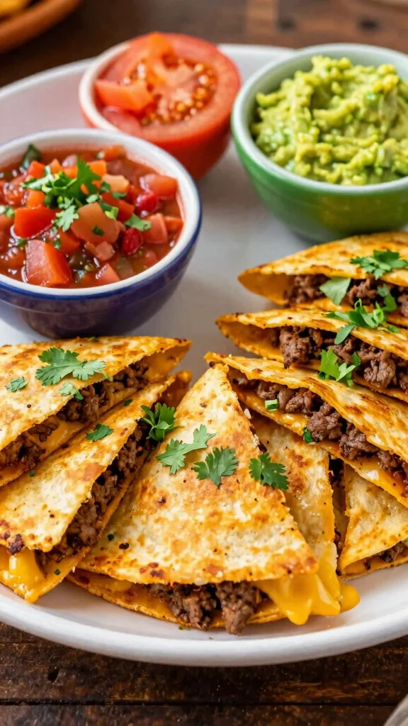 15 Easy Ground Beef Recipes for Dinner Your Family Will Ask For Again and Again - 7. Beef Quesadillas