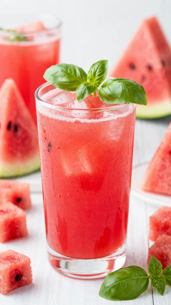 15 Healthy Juice Recipes: Fresh, Energizing Drinks You Can Make at Home - 13. Watermelon Basil Bliss