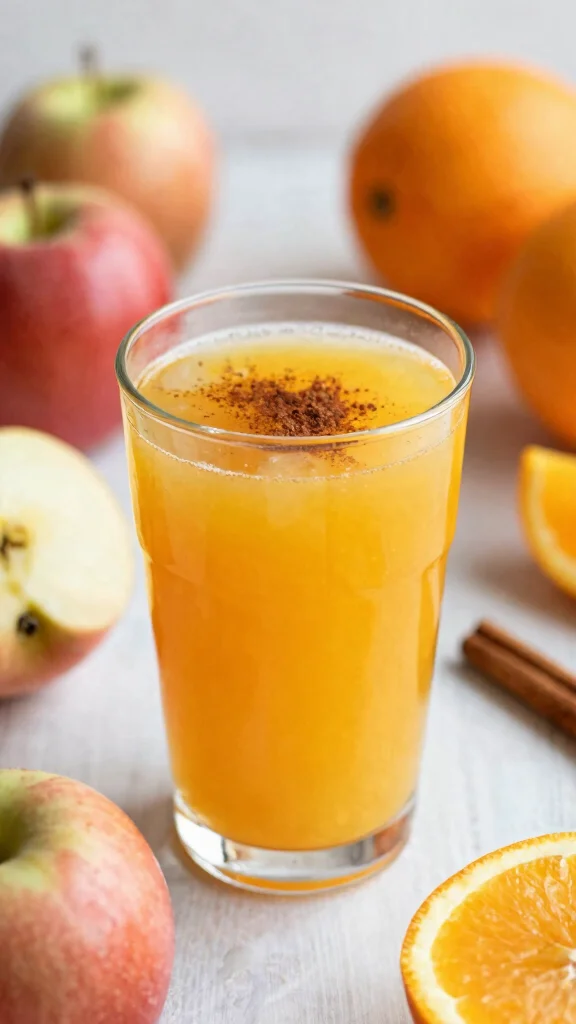 15 Healthy Juice Recipes: Fresh, Energizing Drinks You Can Make at Home - 14. Spiced Apple Orange