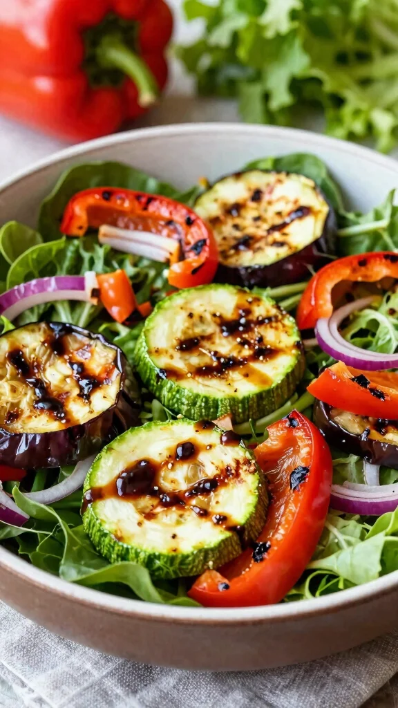 15 Salads for Dinner: Fresh, Filling Recipes That Eat Like a Full Meal - 14. Grilled Vegetable Salad
