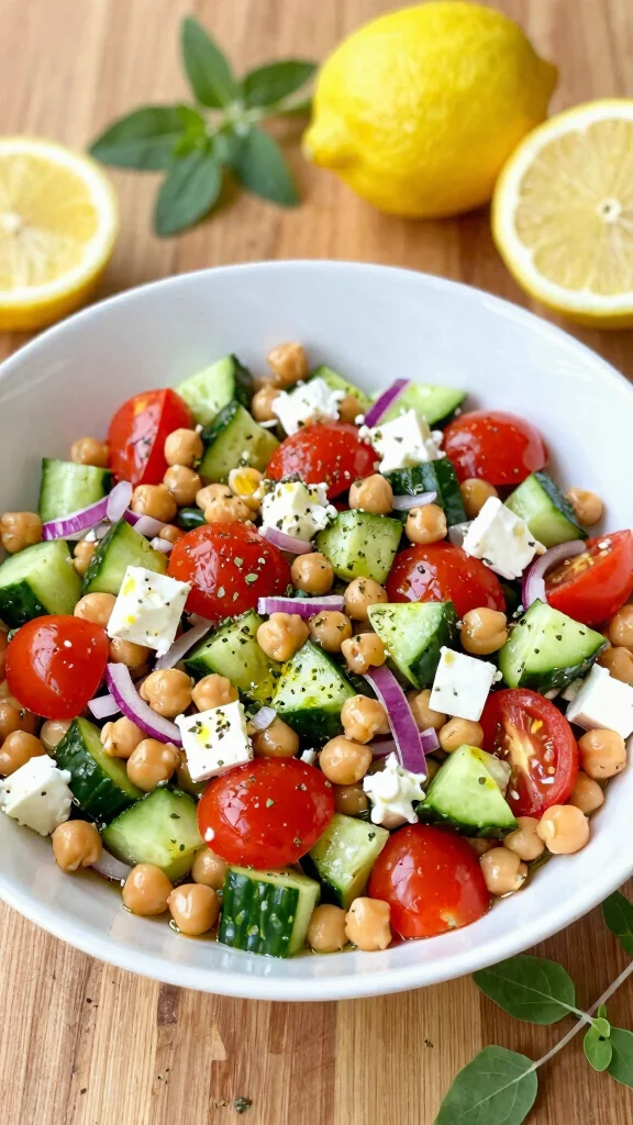15 Salads for Dinner: Fresh, Filling Recipes That Eat Like a Full Meal - 2. Mediterranean Chickpea Salad