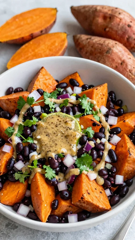 15 Salads for Dinner: Fresh, Filling Recipes That Eat Like a Full Meal - 4. Sweet Potato & Black Bean Salad