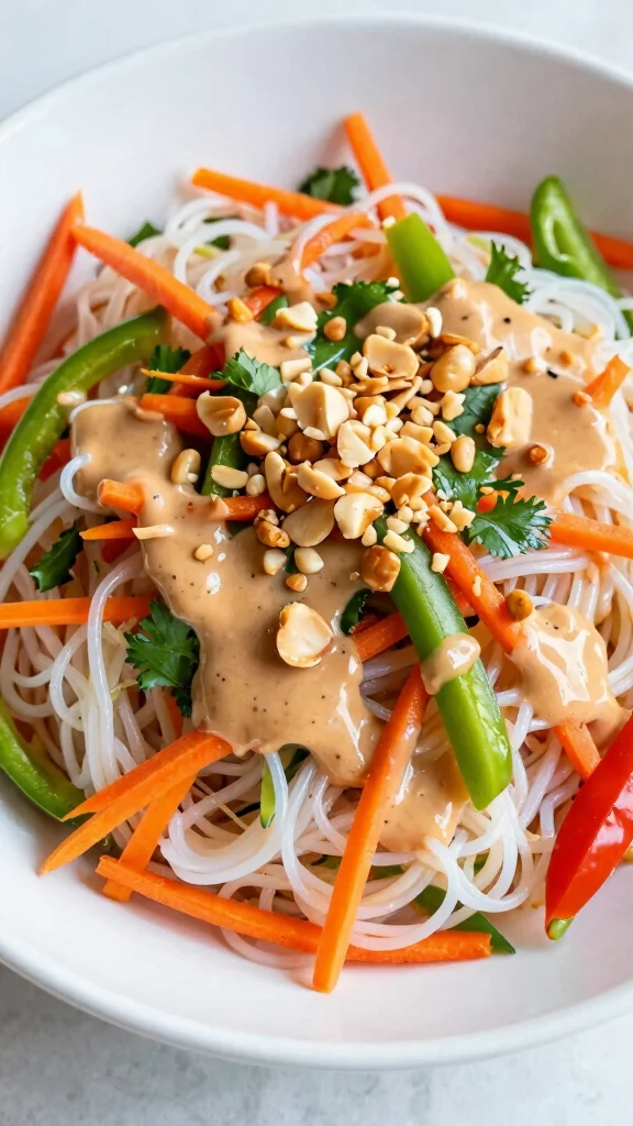 15 Salads for Dinner: Fresh, Filling Recipes That Eat Like a Full Meal - 6. Thai Noodle Salad