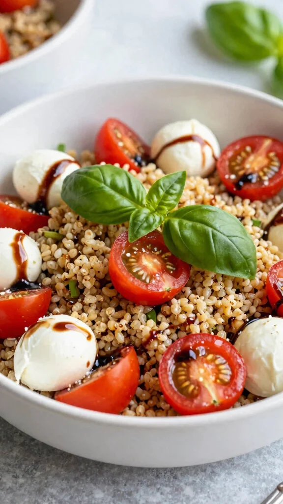 15 Salads for Dinner: Fresh, Filling Recipes That Eat Like a Full Meal - 7. Caprese Quinoa Salad