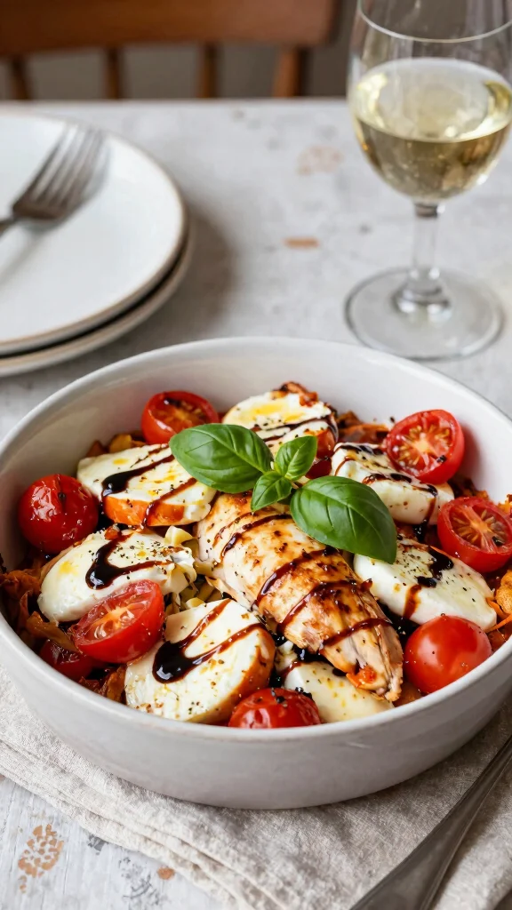 16 Cozy Chicken Casserole Recipes for Dinner That Practically Cook Themselves - 15. Caprese Chicken Casserole