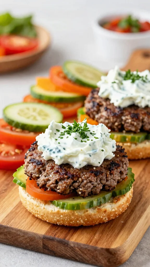 16 Ground Lamb Recipes Packed with Rich, Savory Mediterranean Flavor - 10. Greek Lamb Burgers