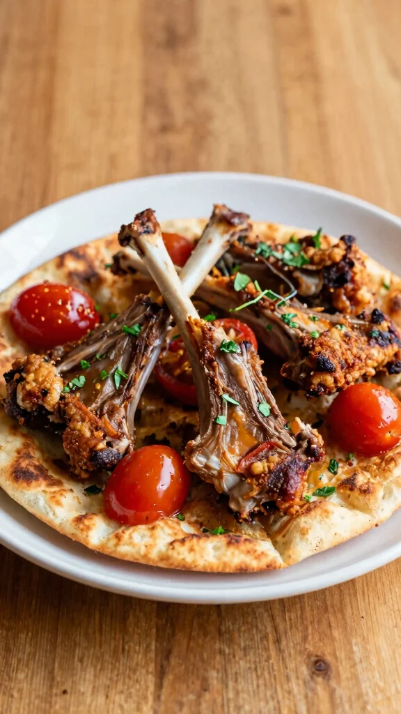 16 Ground Lamb Recipes Packed with Rich, Savory Mediterranean Flavor - 16. Lamb and Tomato Flatbreads