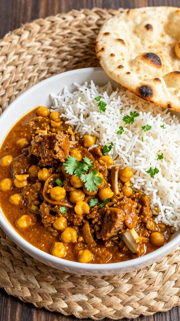 16 Ground Lamb Recipes Packed with Rich, Savory Mediterranean Flavor - 9. Lamb and Chickpea Curry
