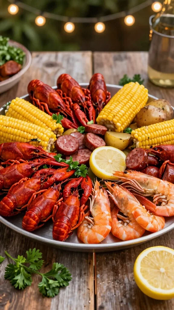 17 Aesthetic Seafood Boil Recipes & Stunning Serving Ideas for Your Next Feast - 2. Spicy Cajun Seafood Boil