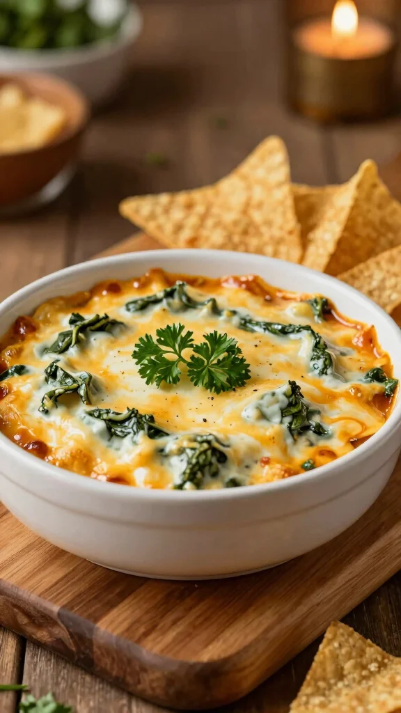 17 Hot Dip Recipes That Will Be the First Thing Gone at Every Party - 1. Cheesy Spinach Artichoke Dip