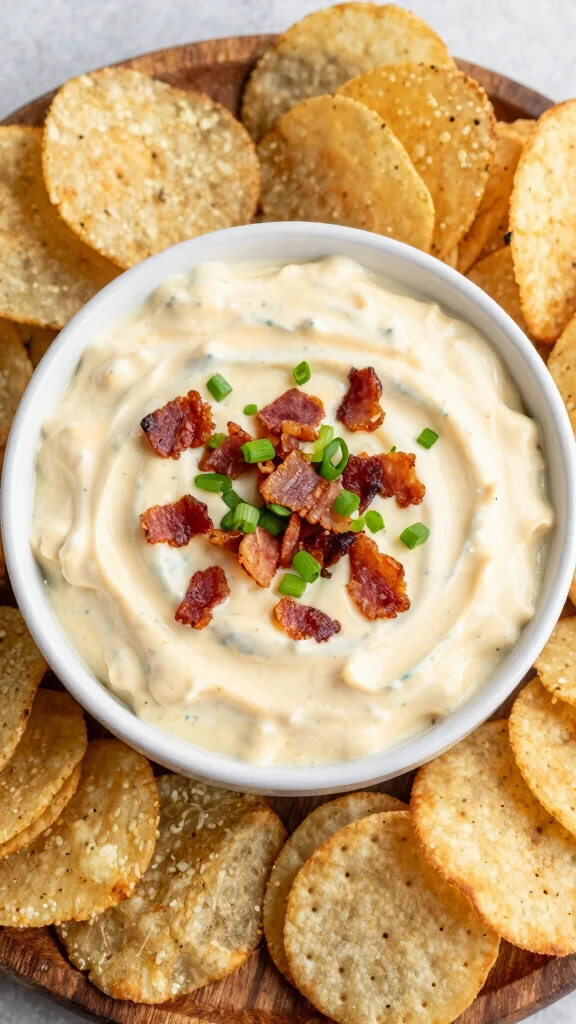 17 Hot Dip Recipes That Will Be the First Thing Gone at Every Party - 4. Bacon Cheddar Ranch Dip