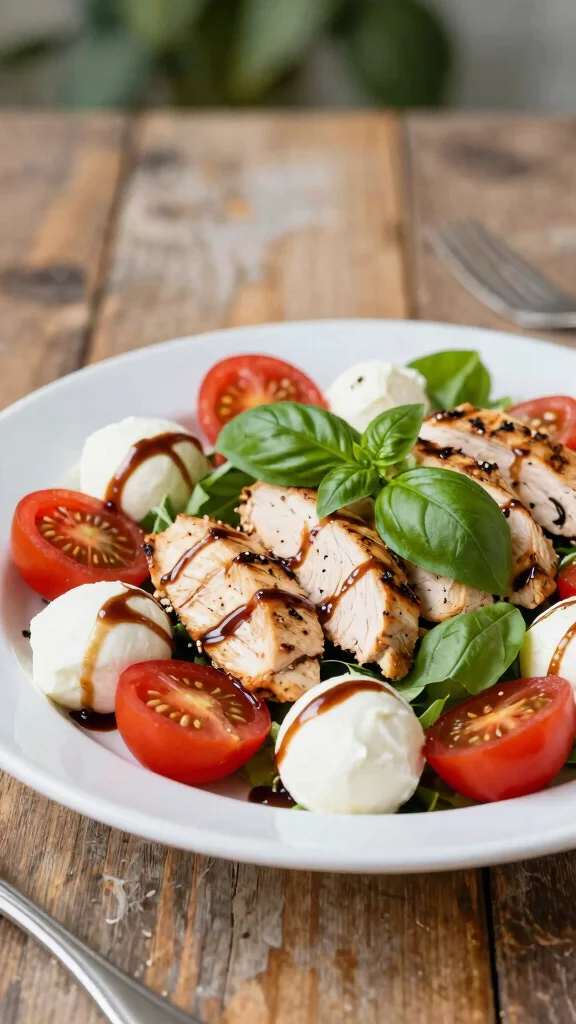 18 Easy Recipes with Chicken Breast for Quick, High-Protein Meals - 12. Chicken Caprese Salad