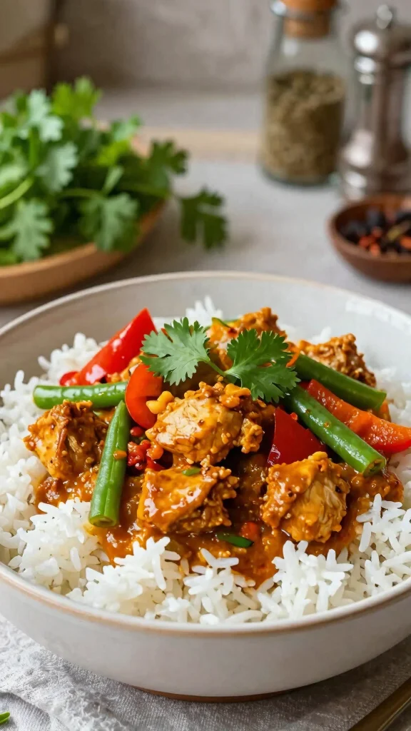 18 Easy Recipes with Chicken Breast for Quick, High-Protein Meals - 14. Thai Chicken Curry