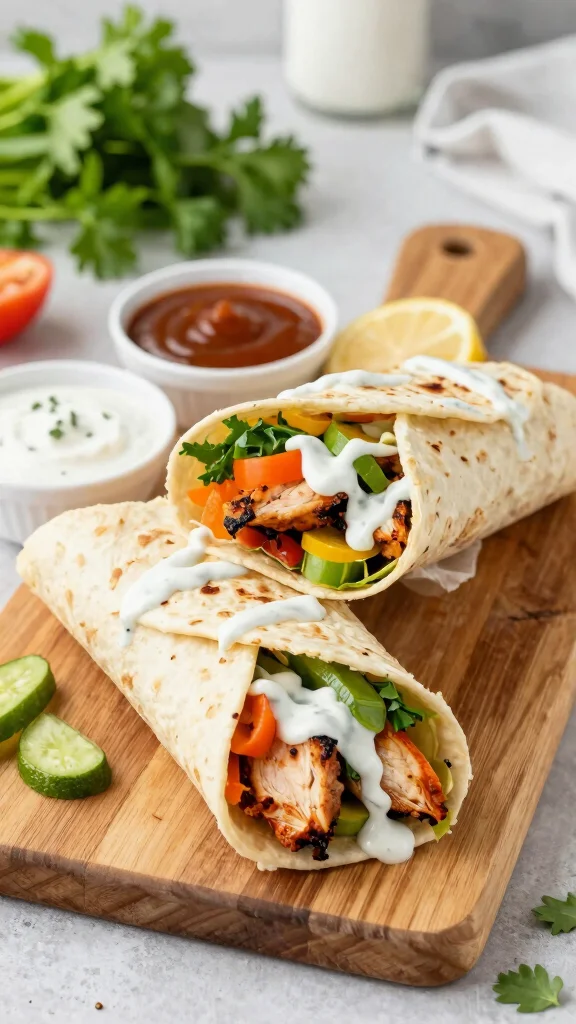 18 Easy Recipes with Chicken Breast for Quick, High-Protein Meals - 6. BBQ Chicken Wraps