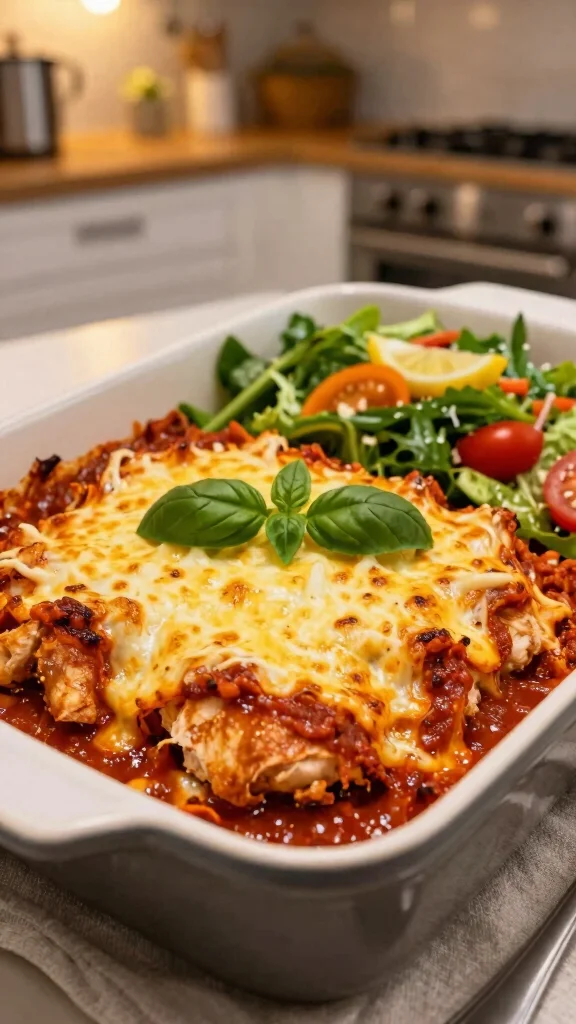 18 Easy Recipes with Chicken Breast for Quick, High-Protein Meals - 9. Chicken Parmesan Bake