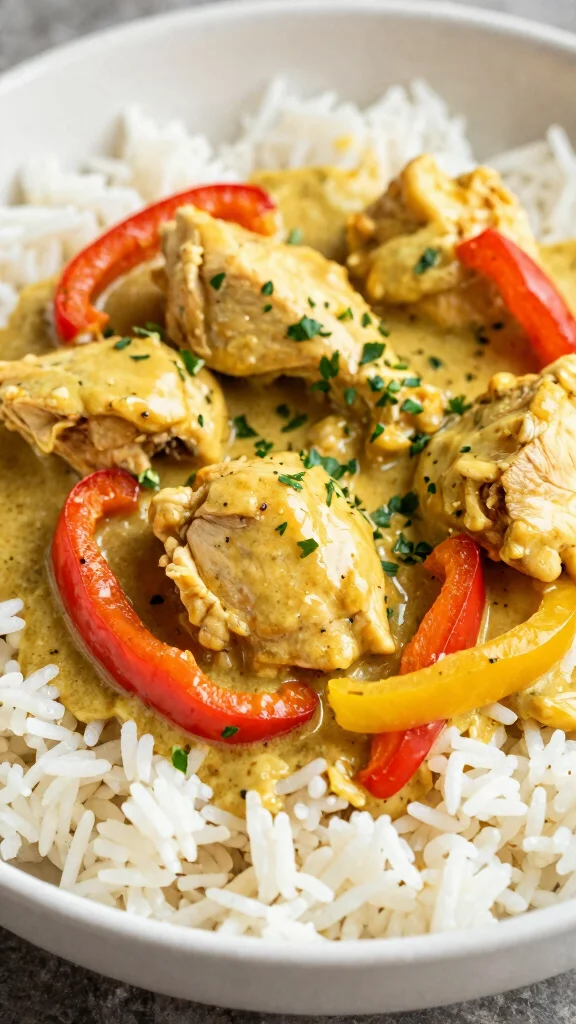 18 Healthy Crock Pot Meals You Can Set, Forget and Feel Great About - 11. Coconut Curry Chicken