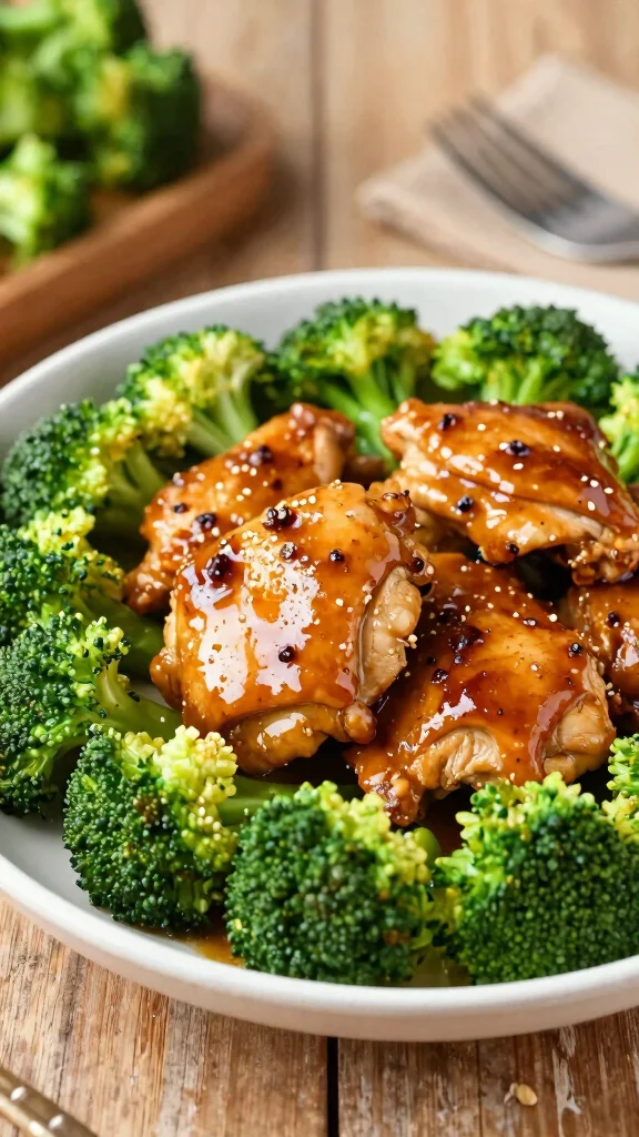 18 Healthy Crock Pot Meals You Can Set, Forget and Feel Great About - 14. Honey Garlic Chicken Thighs