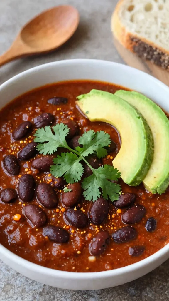18 Healthy Crock Pot Meals You Can Set, Forget and Feel Great About - 3. Spicy Black Bean Chili
