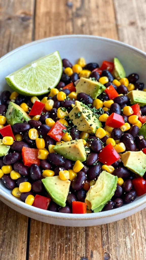 19 Easy Salad Recipes You’ll Crave Every Day (Not Just as a Side) - 3. Southwest Black Bean Salad