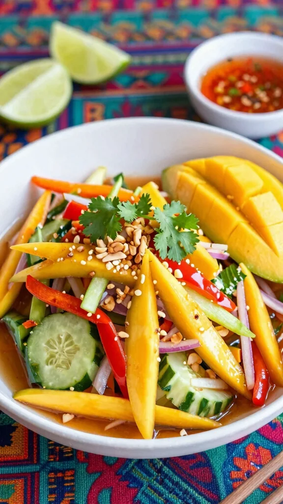 19 Easy Salad Recipes You’ll Crave Every Day (Not Just as a Side) - 6. Thai Mango Salad