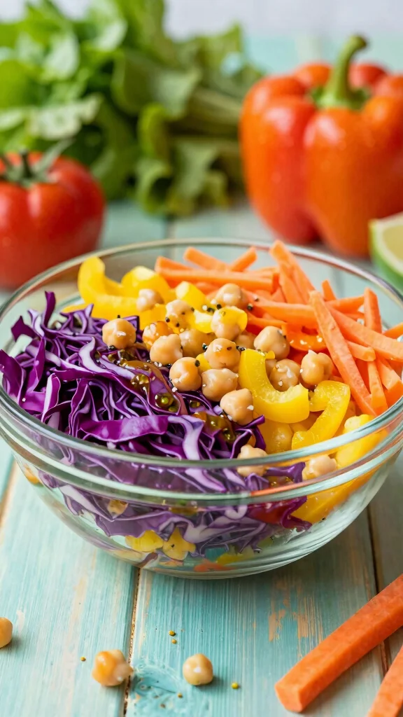 19 Healthy Salad Recipes That Are Fresh, Colorful and Actually Satisfying - 2. Rainbow Chopped Salad