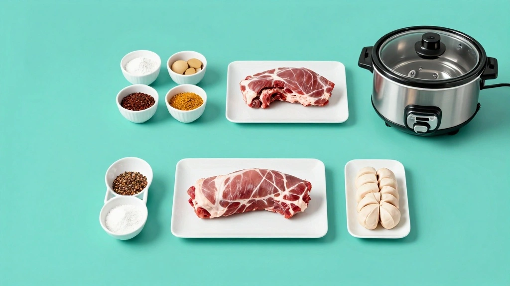 BBQ Pulled Pork Slow Cooker Recipe: Tender, Saucy Meat with Zero Effort - Step 1: Prepare Ingredients