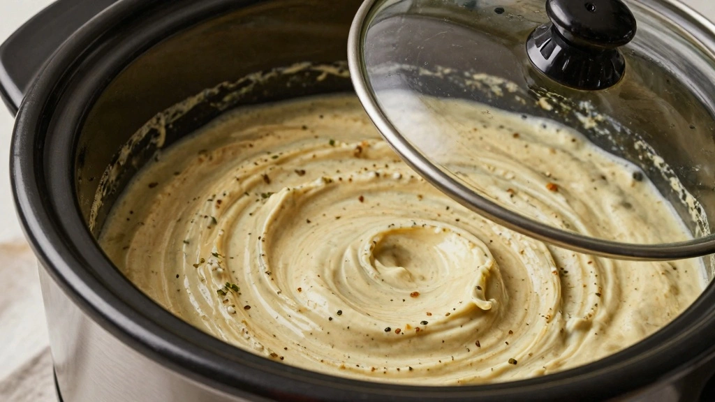 Buffalo Chicken Dip Crock Pot Recipe: Gooey, Spicy Crowd-Pleaser - Step 6: Cook in Crock Pot