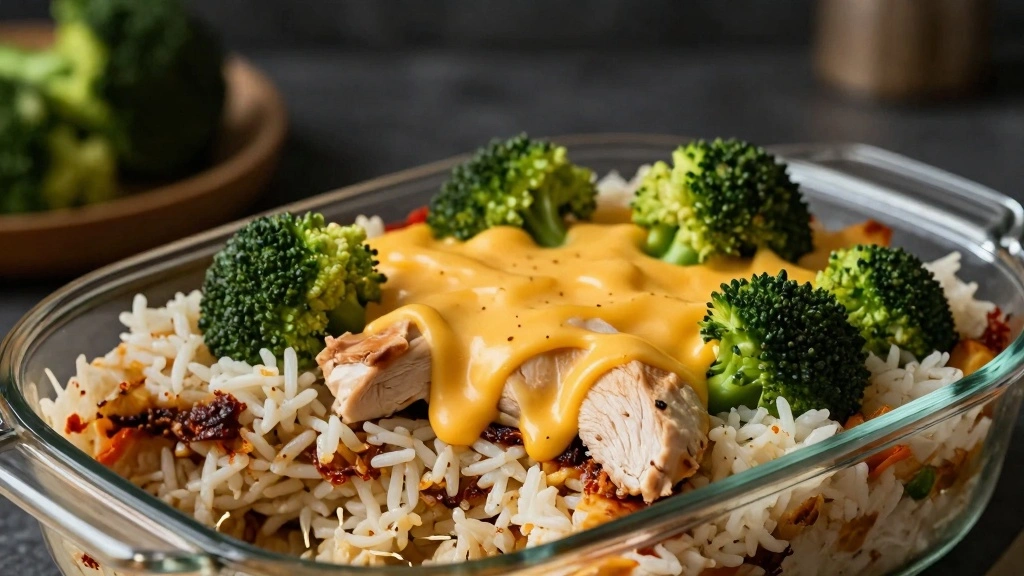Cheesy Chicken Broccoli Rice Casserole: Family-Friendly One-Dish Dinner - Step 4: Assemble the Casserole