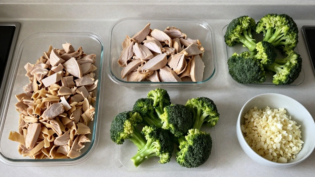 Chicken and Broccoli Pasta: Creamy 30-Minute Dinner in One Pan - Step 1: Prepare Ingredients