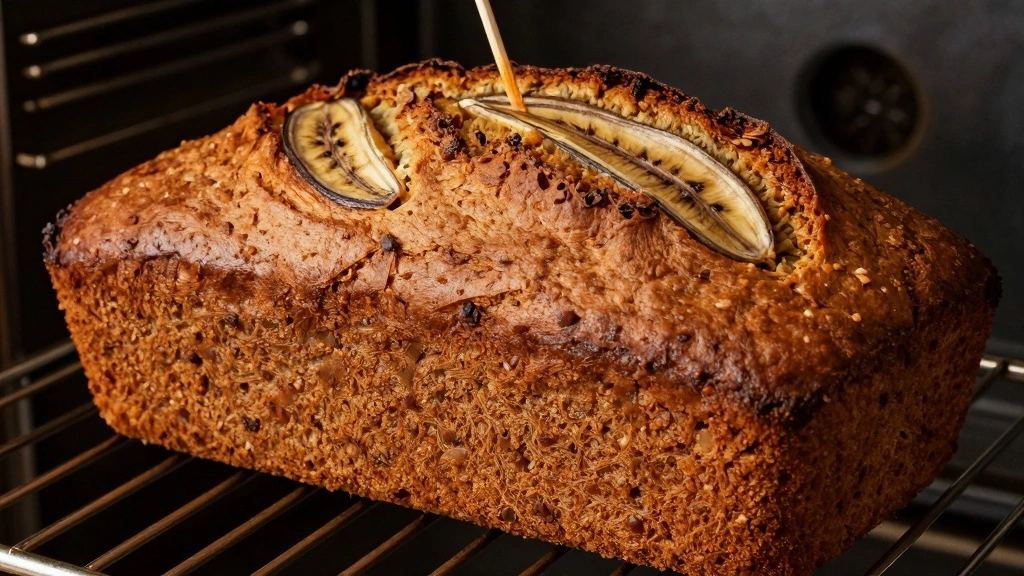 Chocolate Chip Banana Bread Recipe: Ultra Moist Loaf Loaded with Chips - Step 10: Bake the Bread