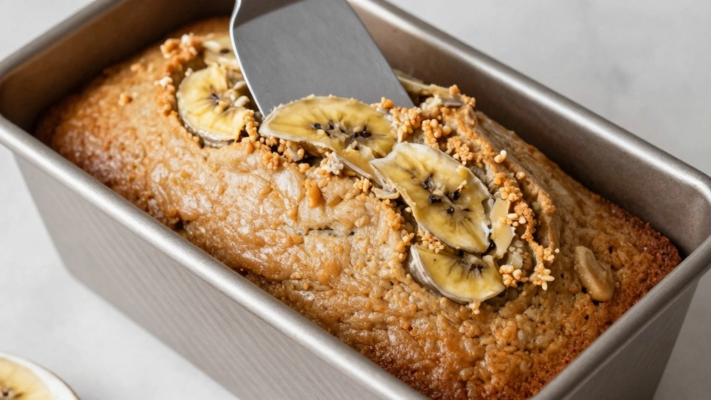 Chocolate Chip Banana Bread Recipe: Ultra Moist Loaf Loaded with Chips - Step 9: Pour Batter into Pan