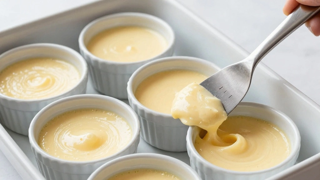 Crab Brûlée Recipe: Elegant, Creamy Appetizer with a Caramelized Crunch - Step 6: Fill the Ramekins