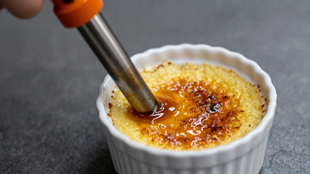 Crab Brûlée Recipe: Elegant, Creamy Appetizer with a Caramelized Crunch - Step 8: Caramelize the Sugar Topping