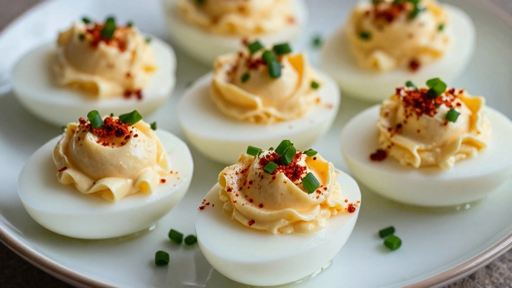 Deviled Eggs Recipe: Creamy, Tangy Bites Everyone Fights Over - Step 6: Garnish the Eggs