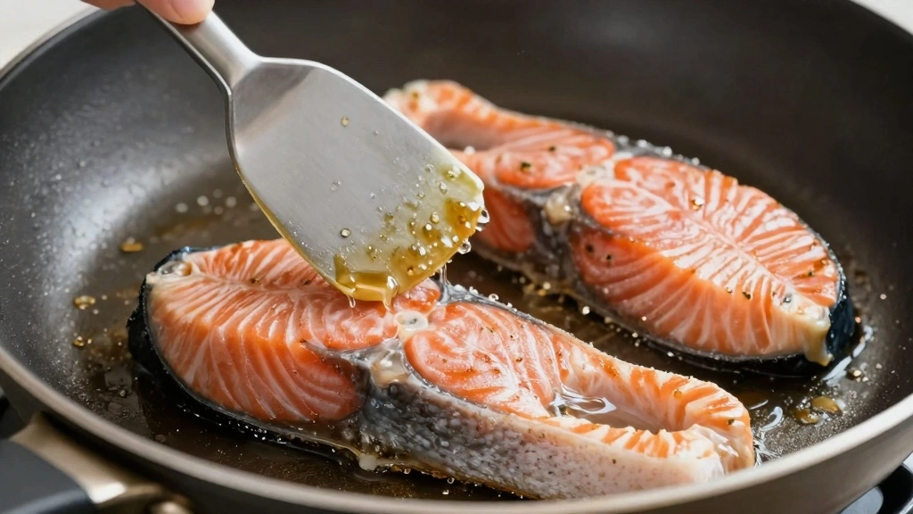 Honey Glazed Salmon Bites: Sticky, Crispy, Bite-Sized Perfection - Step 6: Sear the Salmon