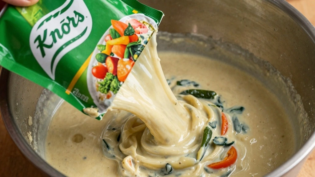 Knorr Spinach Dip Recipe: Classic Party Starter That Disappears Fast - Step 3: Add Knorr Mix