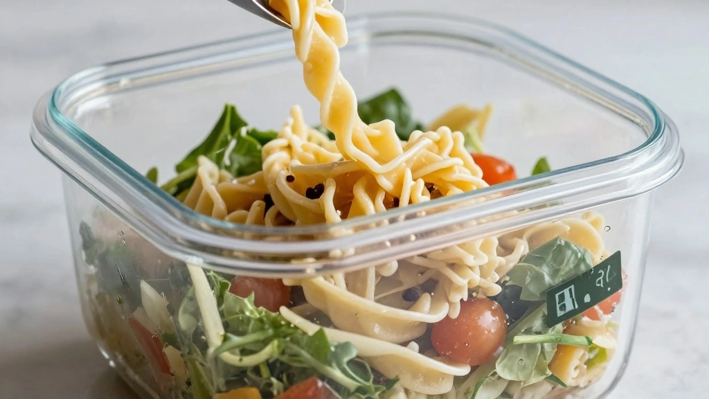 Pasta Salad with Italian Dressing: Fresh, Zesty Side Ready in 20 Minutes - Step 8: Store Leftovers