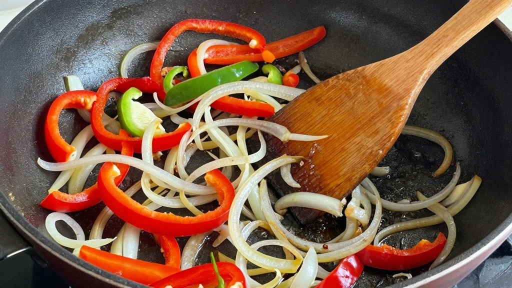 Rasta Pasta Recipe: Creamy, Spicy Caribbean-Inspired Comfort Food - Step 4: Sauté Vegetables