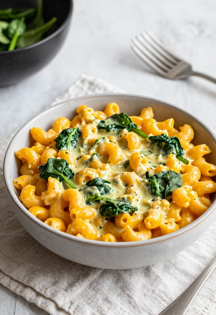 17 Butternut Squash Mac and Cheese Variations - 4. Butternut Squash Mac and Cheese with Spinach 1