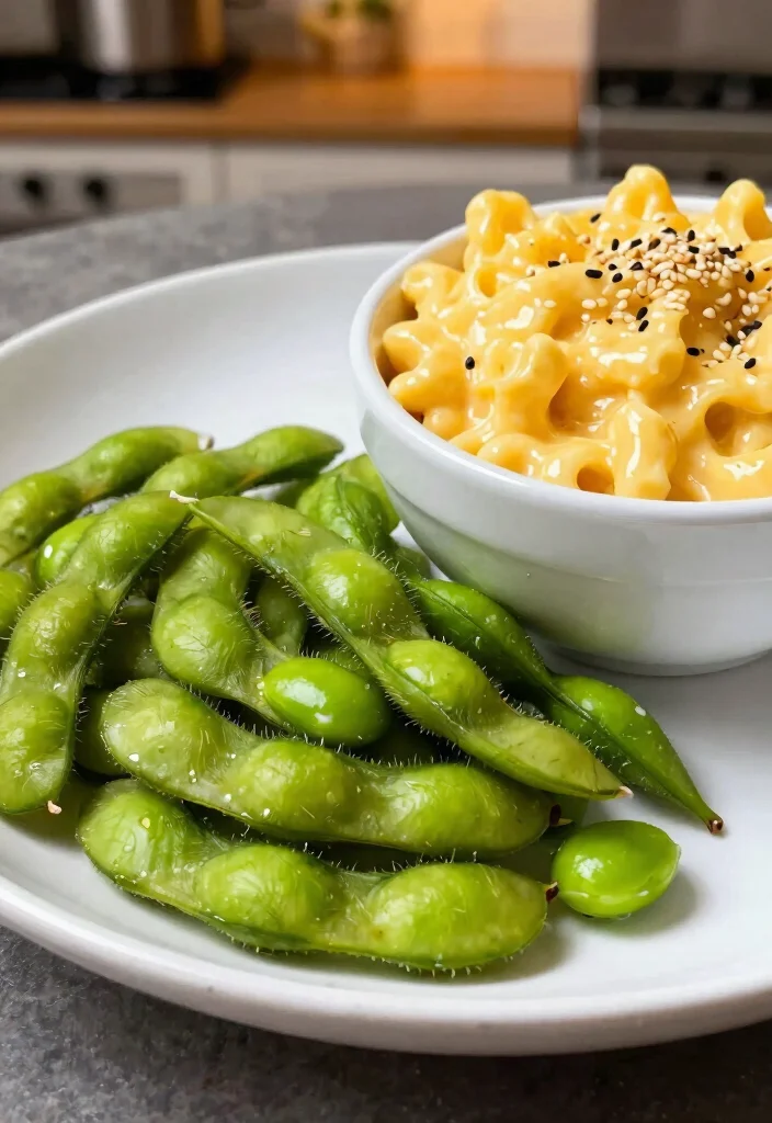 17 Cottage Cheese Mac and Cheese Healthy Hacks - 13. Edamame for a Protein Punch 1
