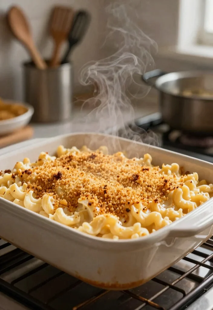 17 Cottage Cheese Mac and Cheese Healthy Hacks - 16. Baked Mac and Cheese for a Crispy Topping 1