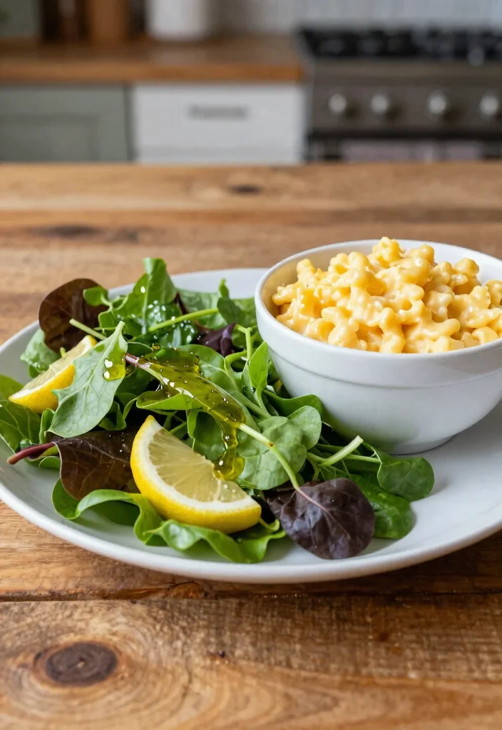 17 Cottage Cheese Mac and Cheese Healthy Hacks - 17. Serve with Fresh Greens 1