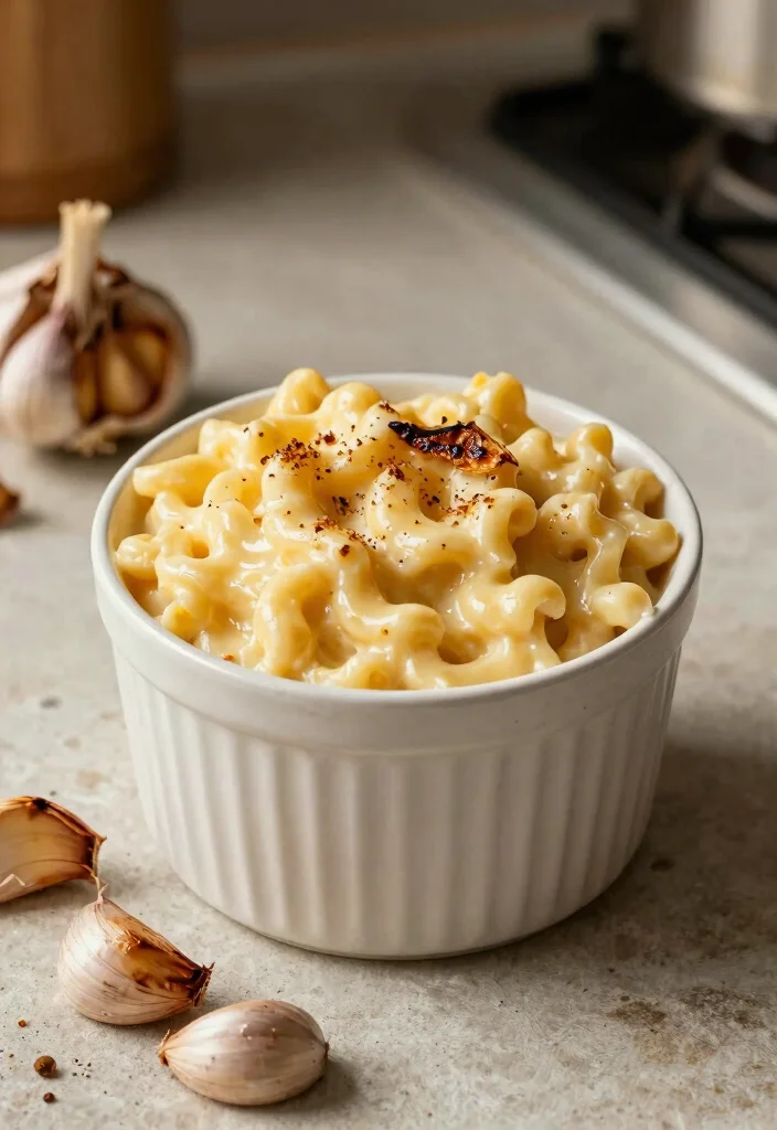 17 Cup Mac and Cheese Recipes for One - 10. Mac and Cheese with Roasted Garlic 1