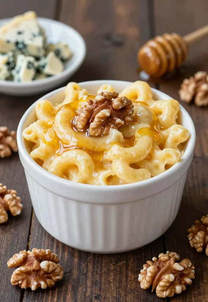 17 Cup Mac and Cheese Recipes for One - 14. Mac and Cheese with Blue Cheese and Walnuts 1