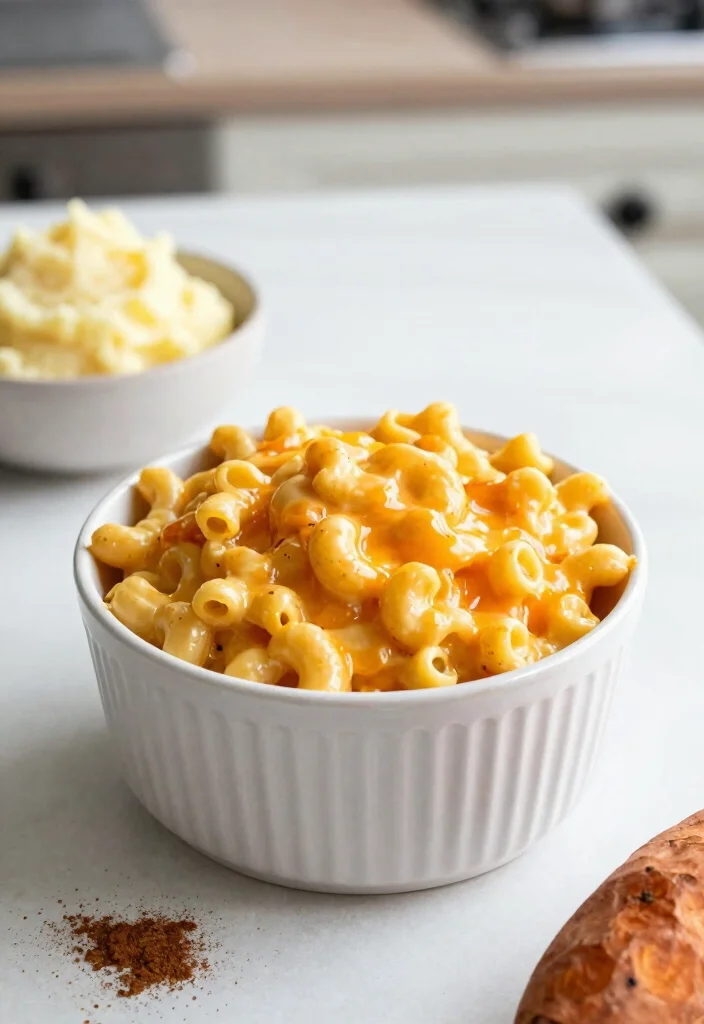 17 Cup Mac and Cheese Recipes for One - 16. Mac and Cheese with Sweet Potatoes 1