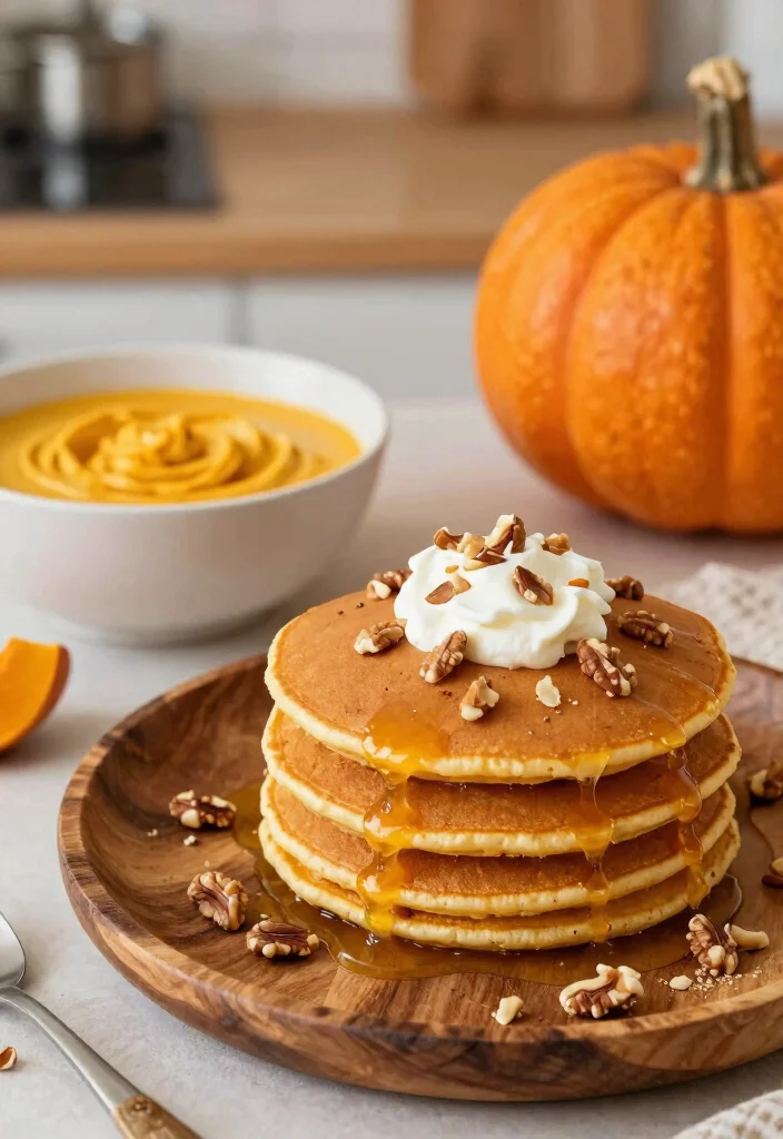 17 Easy Pancake Recipes With Only 3 Simple Ingredients - 12. Pumpkin Pancakes 1