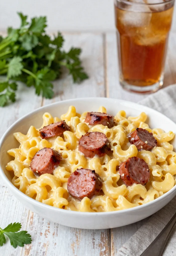 17 Gluten Free Mac and Cheese Recipes for Kids - 16. Mac and Cheese with Sausage 1